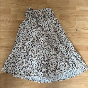 SO Floral midi skirt